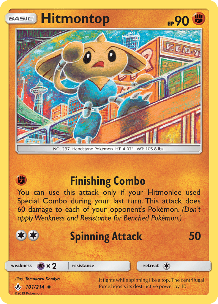 Hitmontop Pokémon card