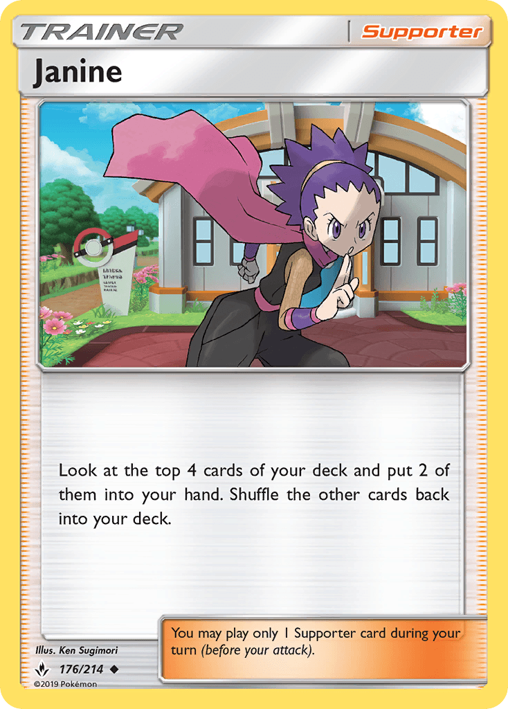 Janine Pokémon card