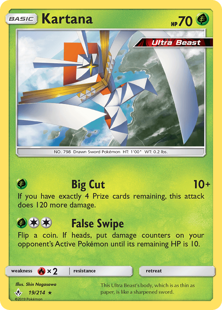 Kartana Pokémon card