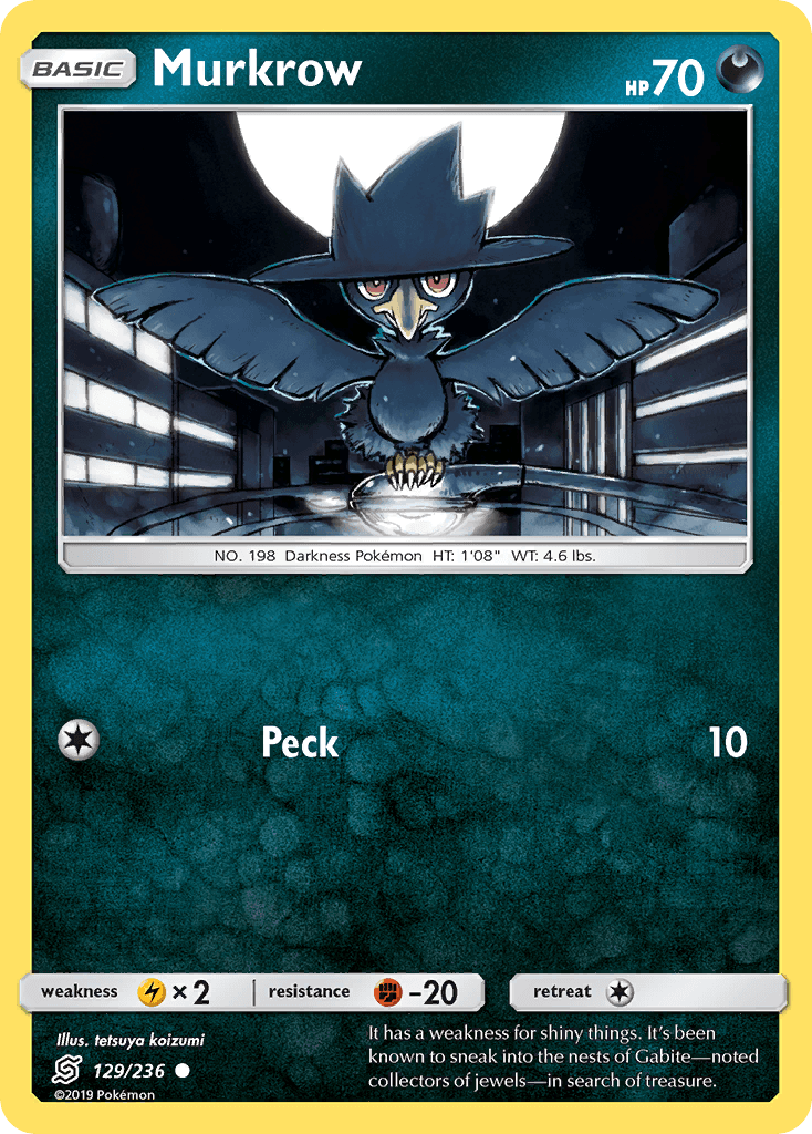 Murkrow Pokémon card