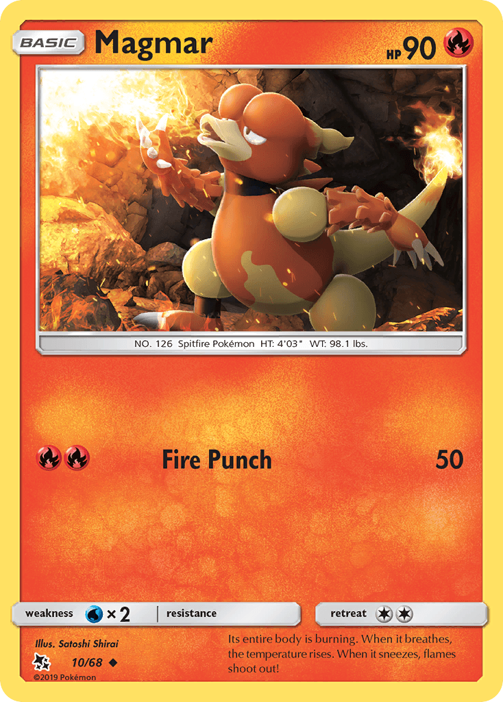 Magmar Pokémon card