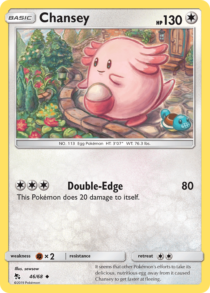 Chansey Pokémon card