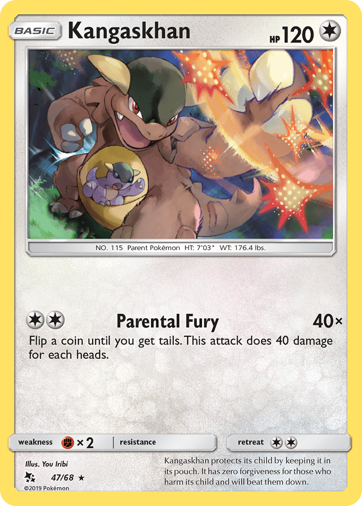 Kangaskhan Pokémon card