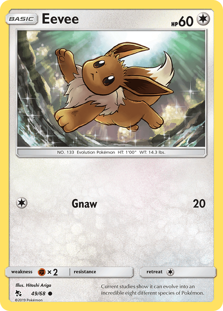 Eevee Pokémon card