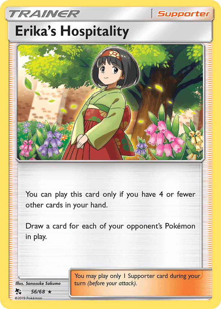 Erika's Hospitality Pokémon card
