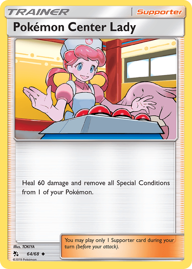 Pokémon Center Lady Pokémon card