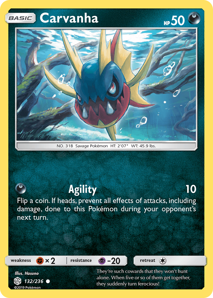 Carvanha Pokémon card