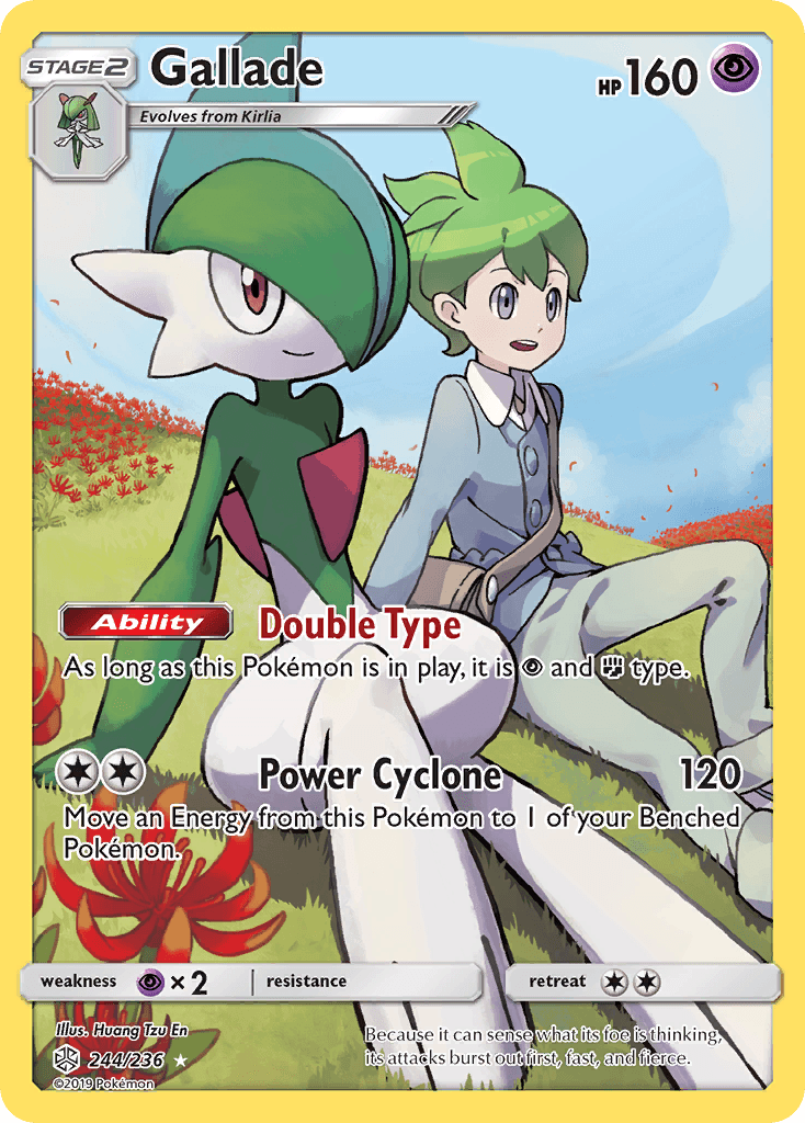 Gallade Pokémon card