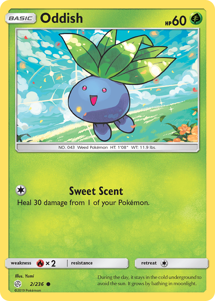 Oddish Pokémon card