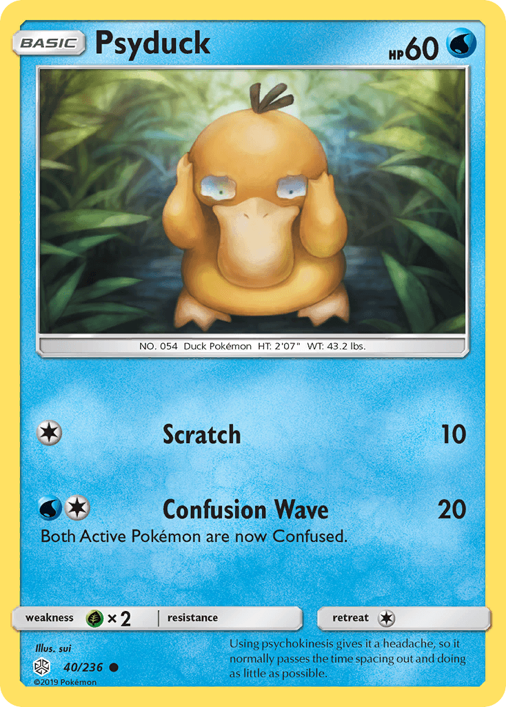Psyduck Pokémon card