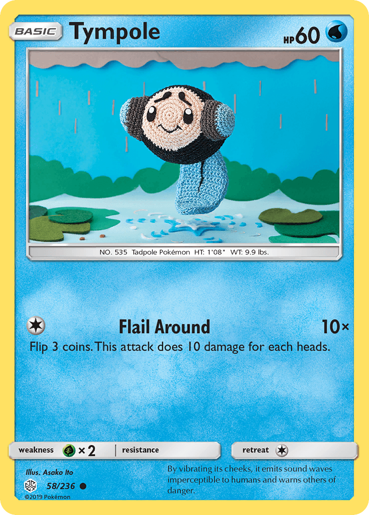 Tympole Pokémon card