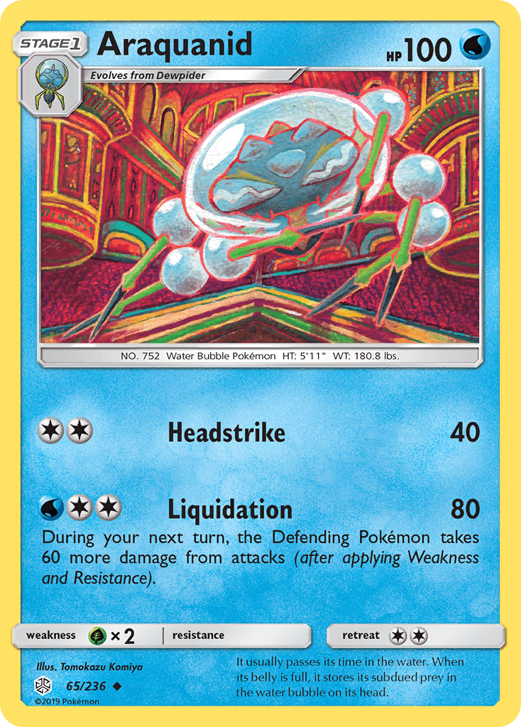 Araquanid Pokémon card