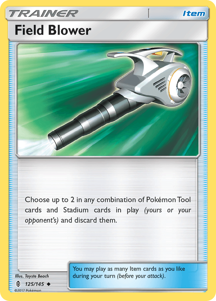 Field Blower Pokémon card