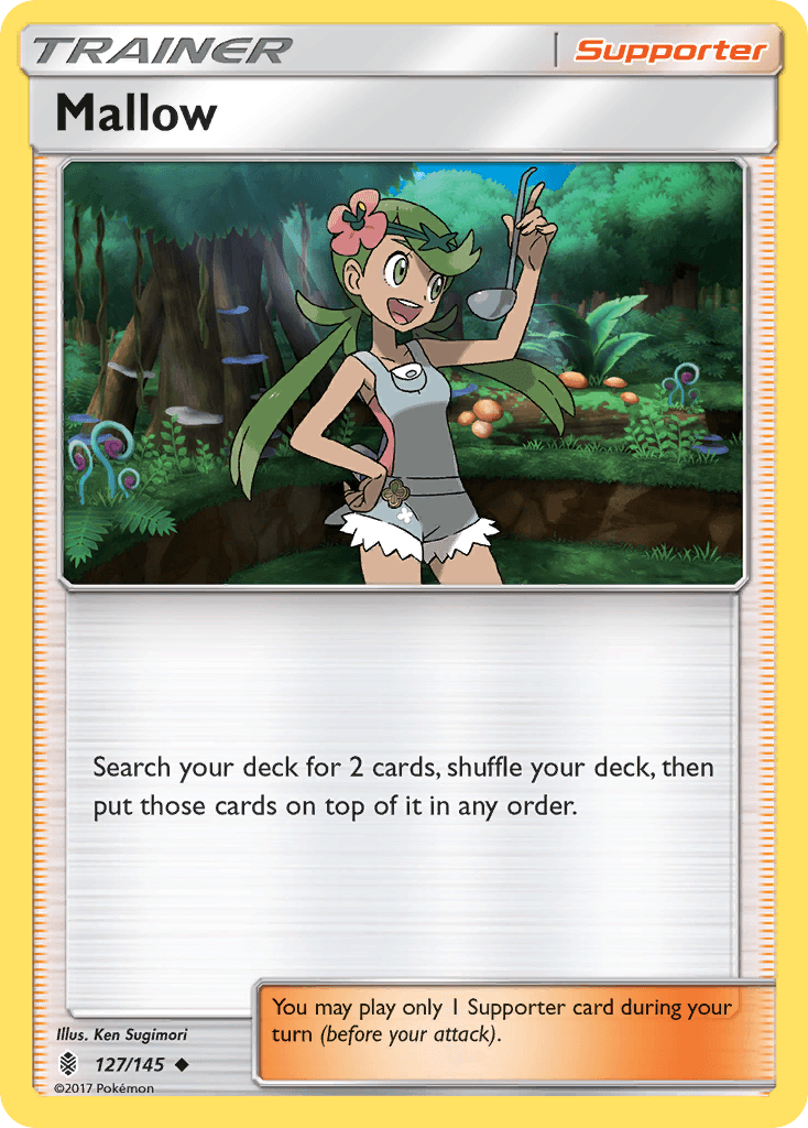 Mallow Pokémon card