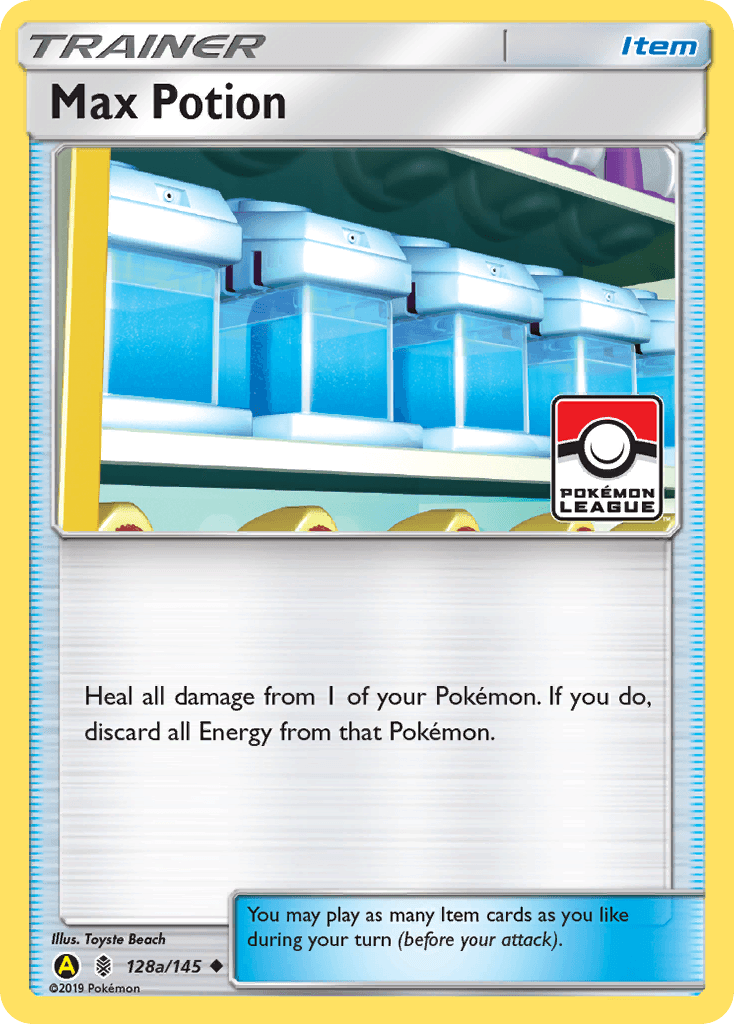 Max Potion Pokémon card