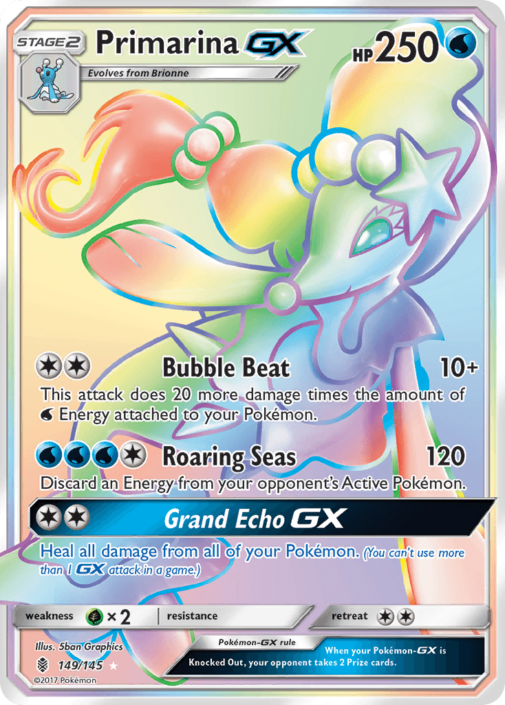 Primarina-GX Pokémon card