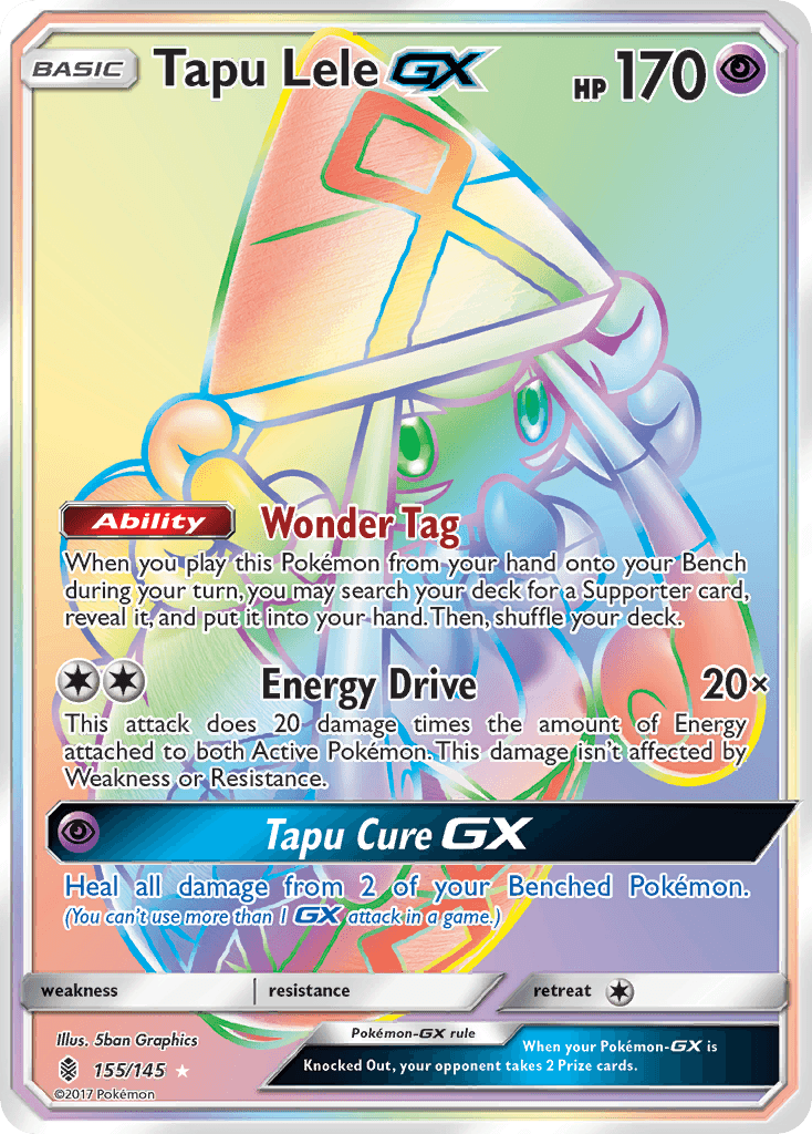Tapu Lele-GX Pokémon card