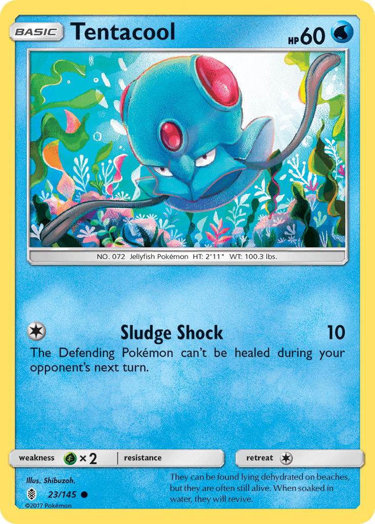 Tentacool Pokémon card