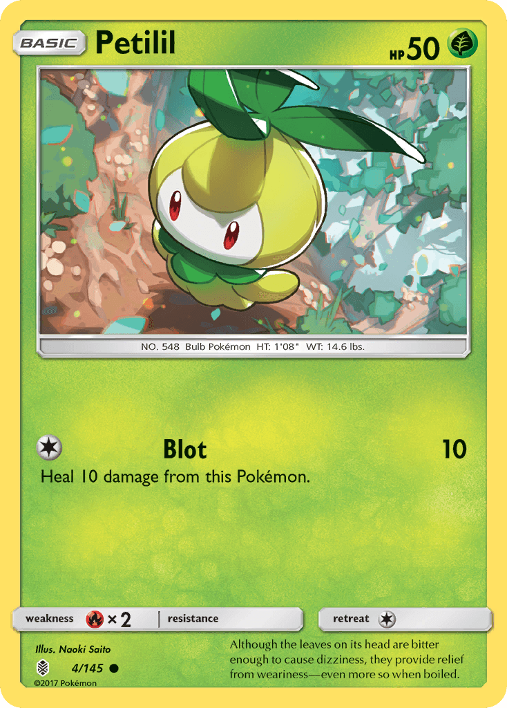 Petilil Pokémon card