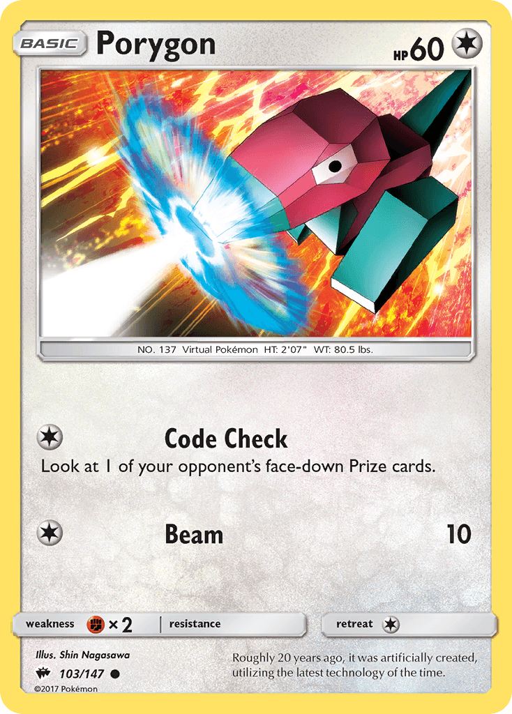 Porygon Pokémon card