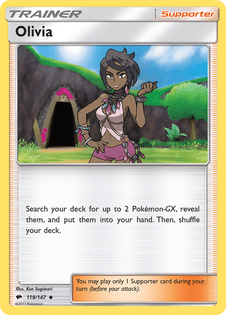 Olivia Pokémon card
