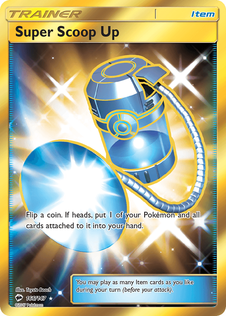 Super Scoop Up Pokémon card