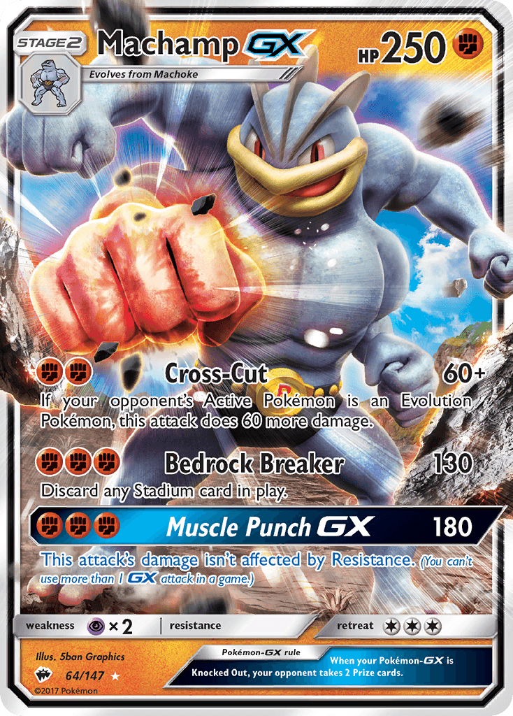 Machamp-GX Pokémon card