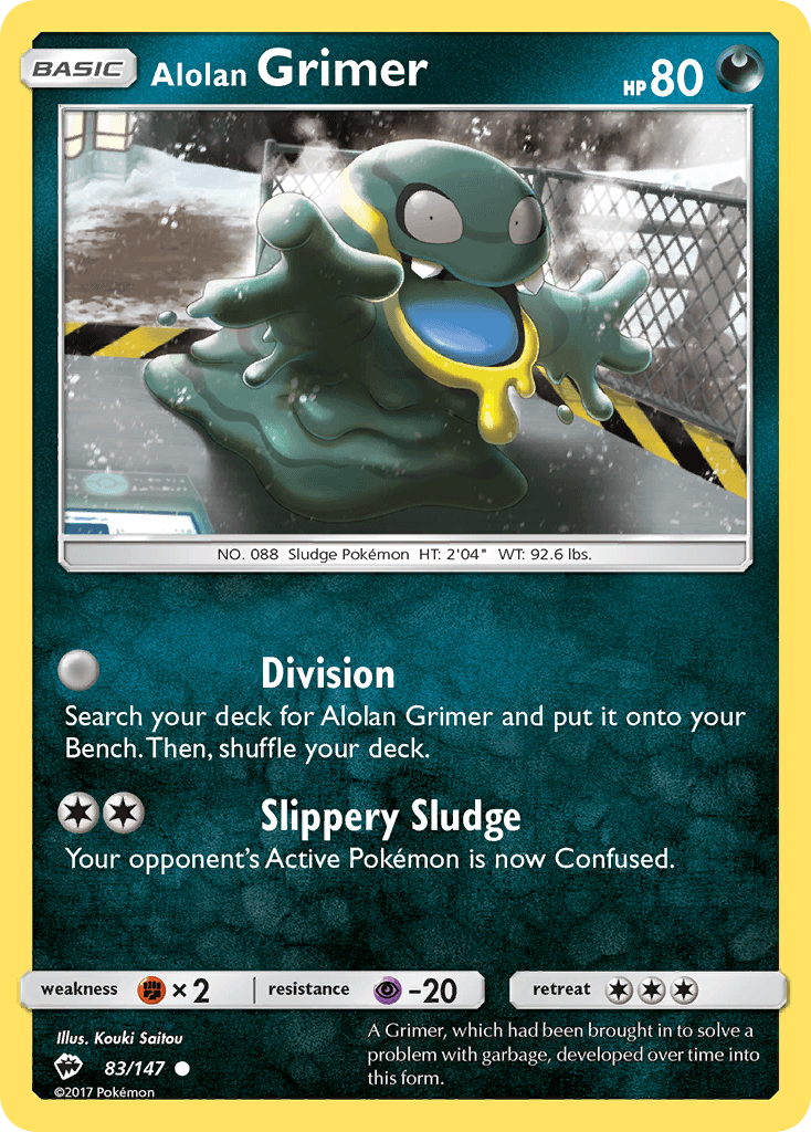 Alolan Grimer Pokémon card