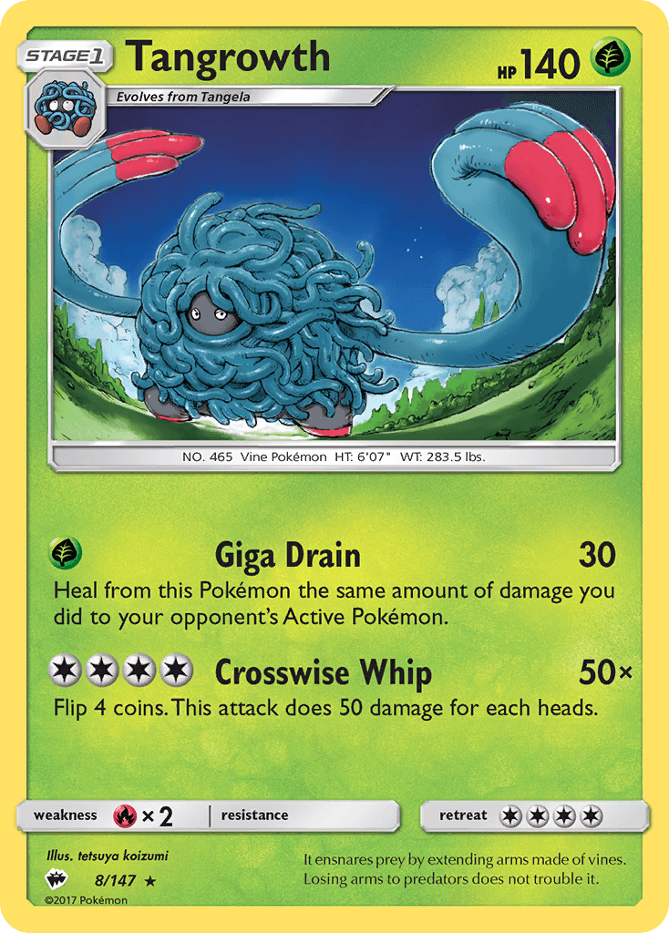 Tangrowth Pokémon card