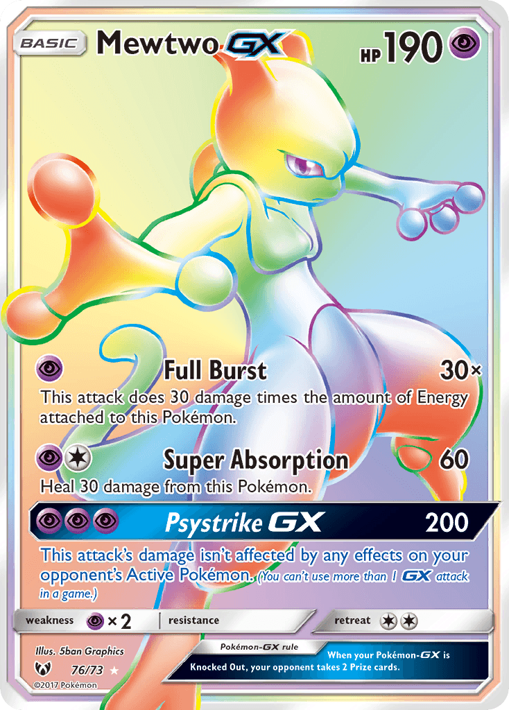 Mewtwo-GX from Shining Legends