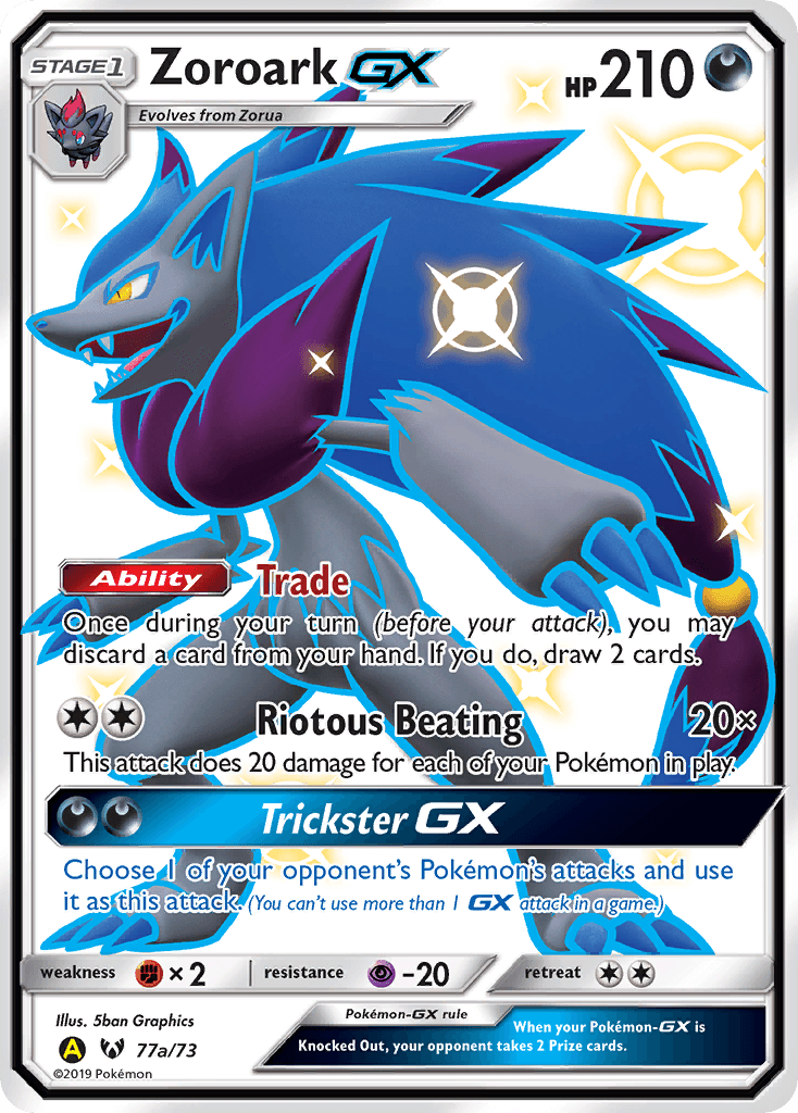 Zoroark-GX Pokémon card