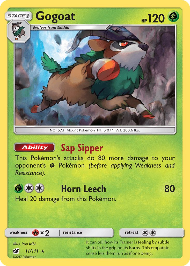 Gogoat Pokémon card