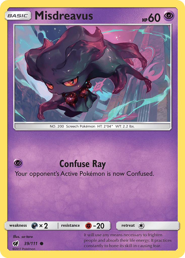 Misdreavus Pokémon card