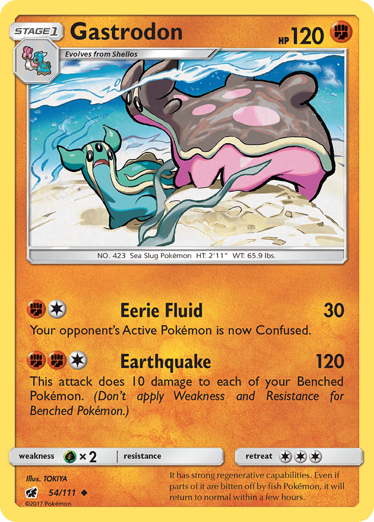 Gastrodon Pokémon card