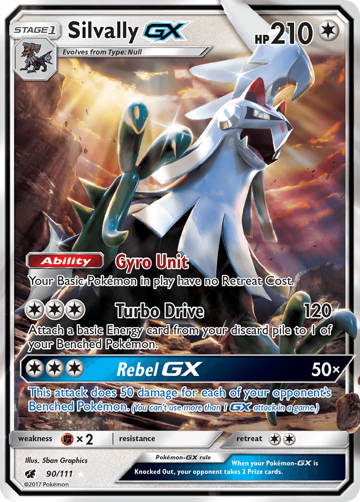 Silvally-GX Pokémon card