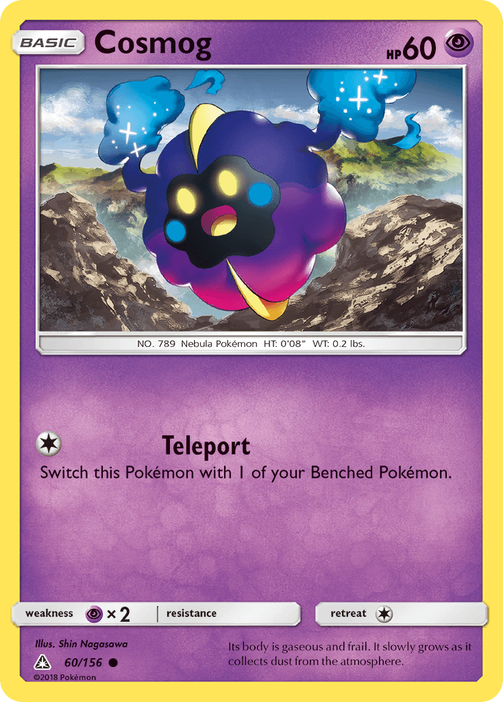Cosmog Pokémon card