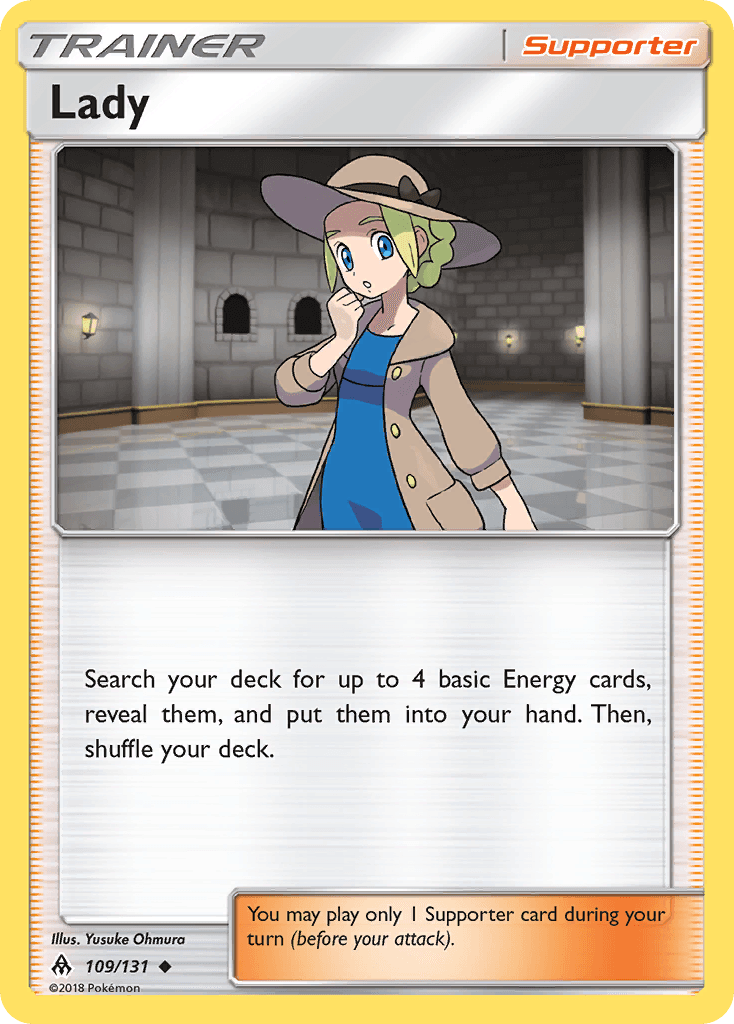 Lady Pokémon card