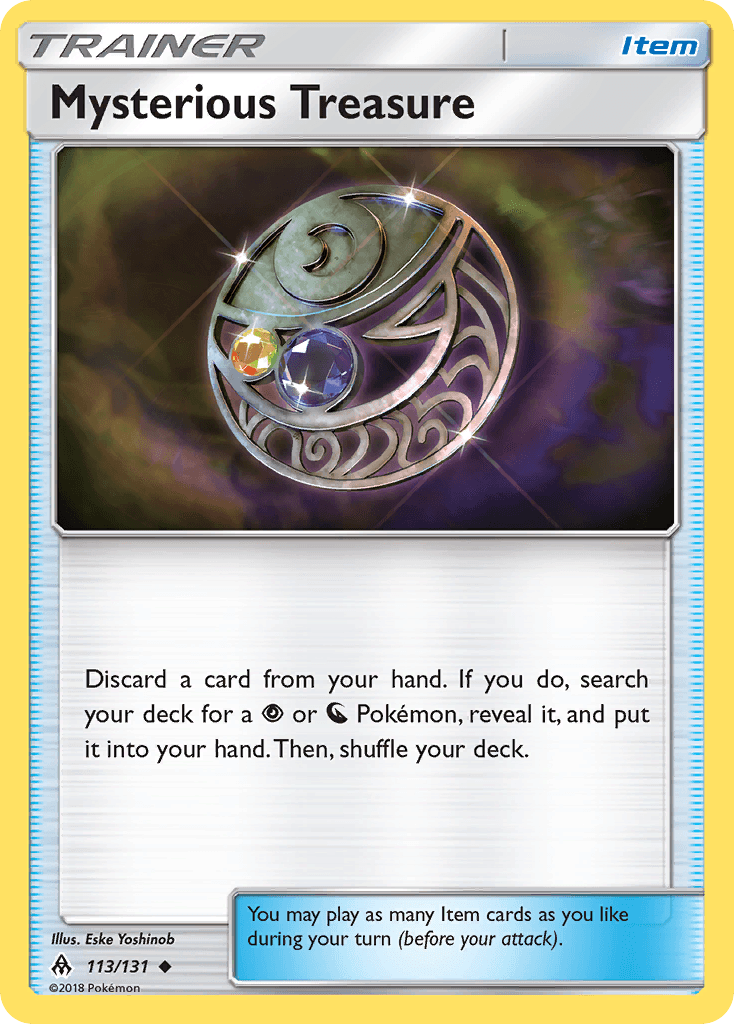 Mysterious Treasure Pokémon card