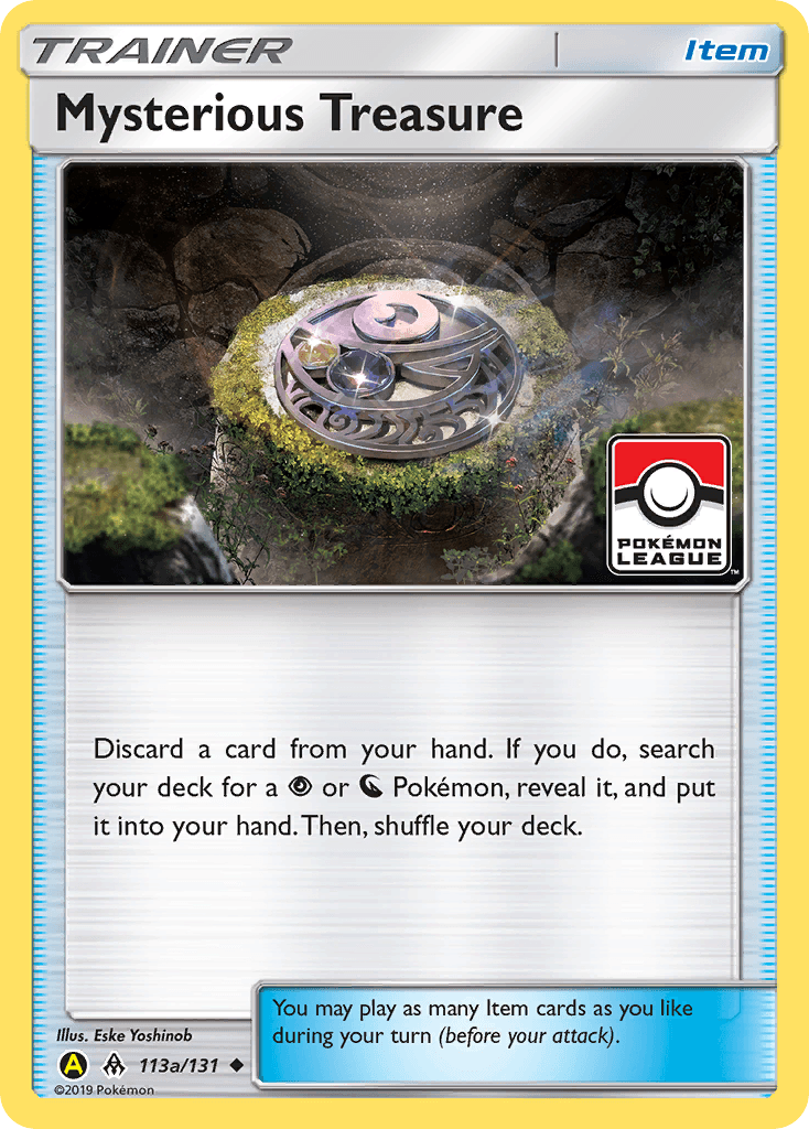 Mysterious Treasure Pokémon card