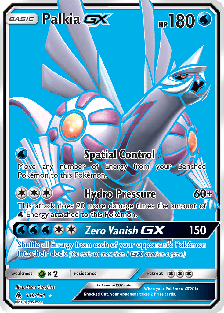 Palkia-GX from Forbidden Light
