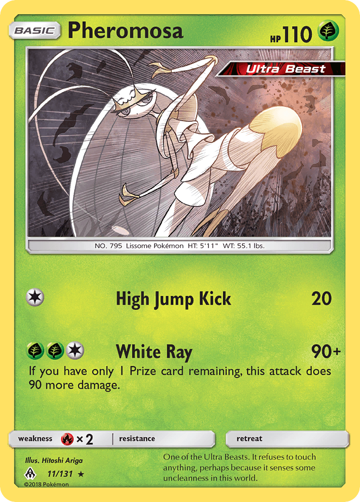 Pheromosa Pokémon card