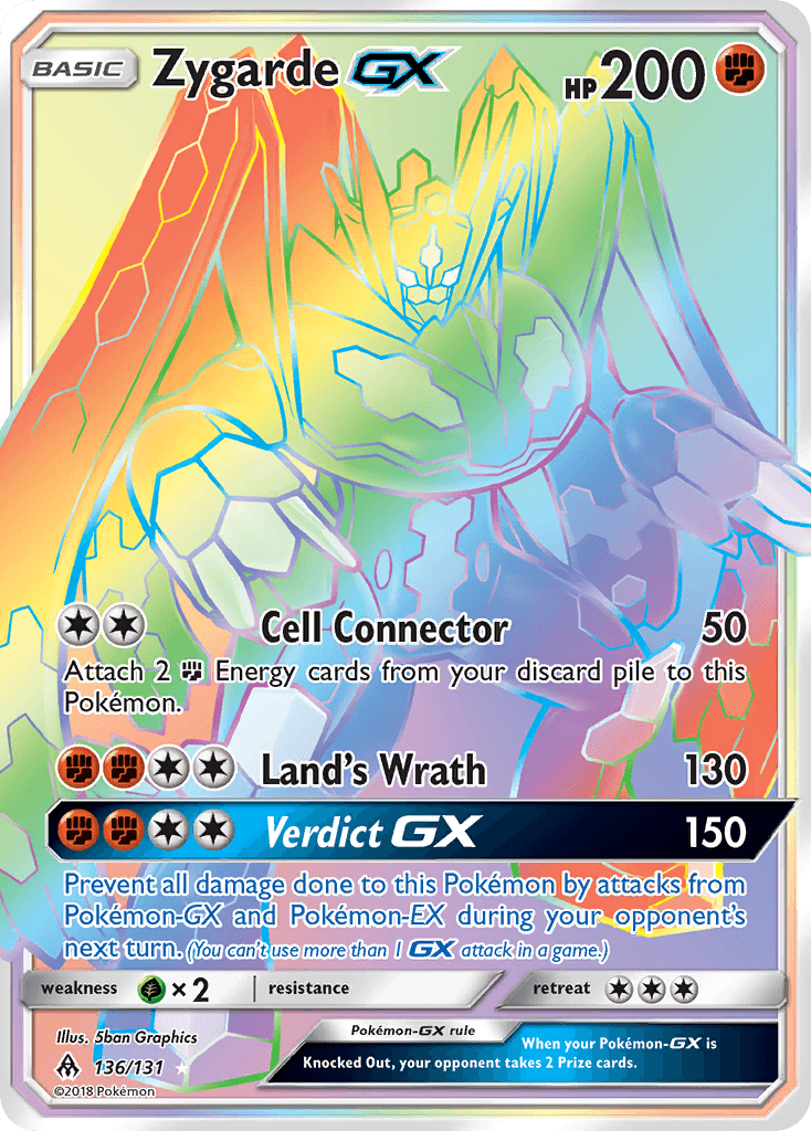 Zygarde-GX Pokémon card