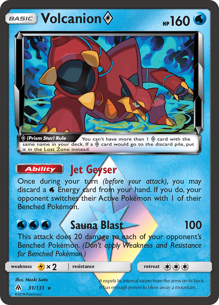 Volcanion ◇ Pokémon card