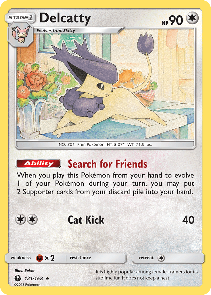 Delcatty Pokémon card
