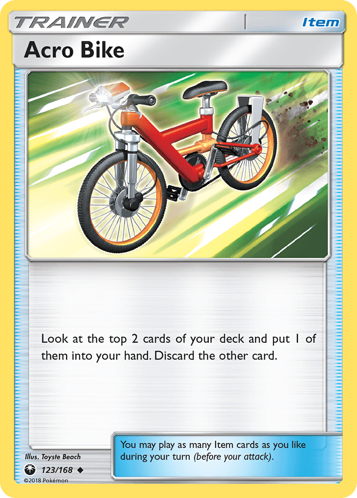 Acro Bike Pokémon card