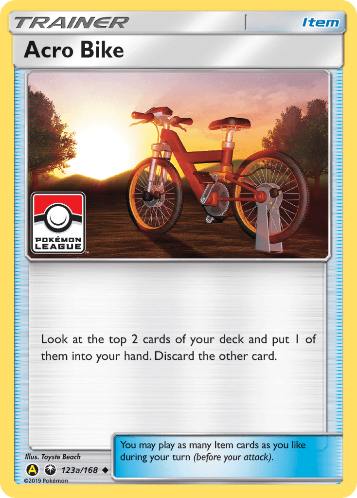 Acro Bike Pokémon card