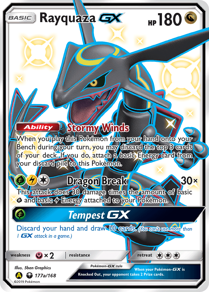 Rayquaza-GX from Celestial Storm