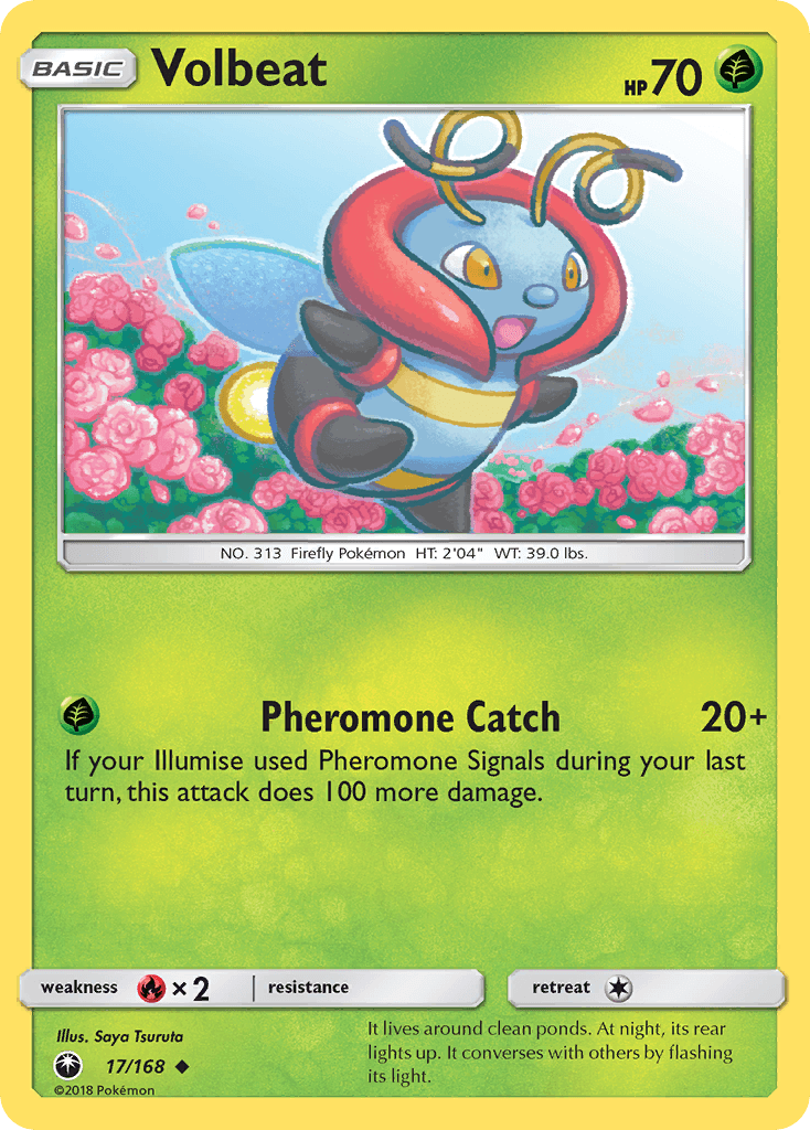 Volbeat Pokémon card
