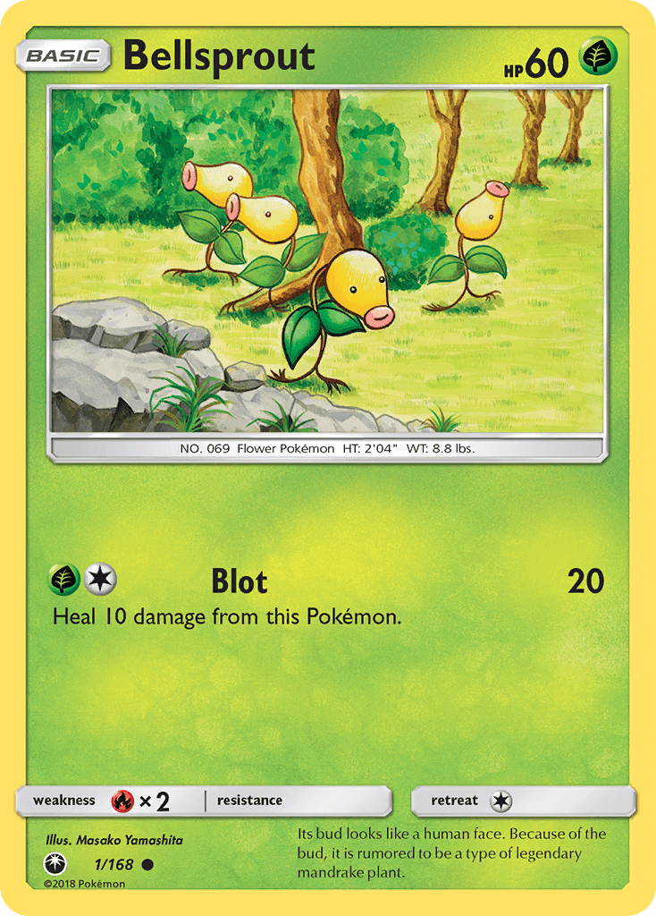 Bellsprout Pokémon card