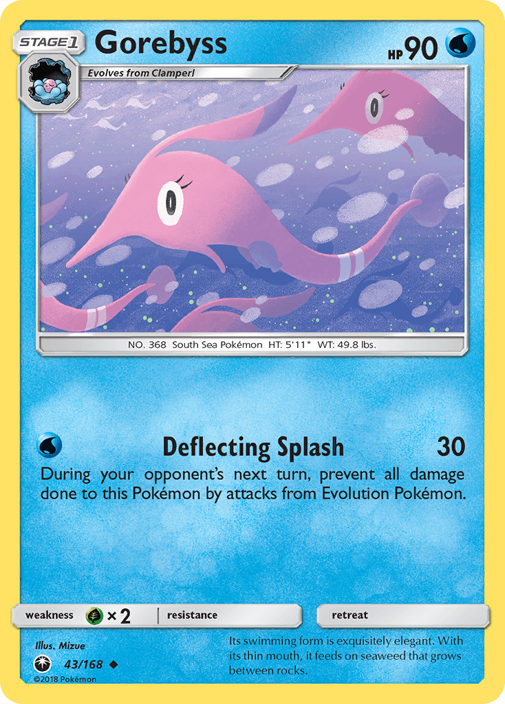 Gorebyss Pokémon card
